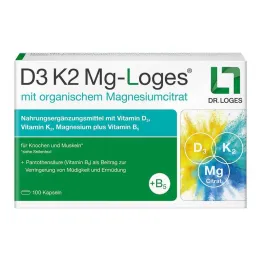 D3 K2 MG-Loges kapsule, 100 ks