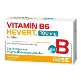 Vitamín B6 Hevert 100 mg tablety, 60 ks