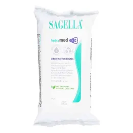 Sagella hydramed čistiace obrúsky, 15 ks