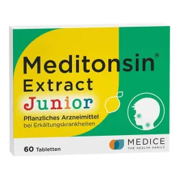 Meditonsin Extract Junior bylinné tablety na prechladnutie, 60 ks