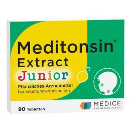 Meditonsin Extract Junior bylinné tablety na prechladnutie, 90 ks