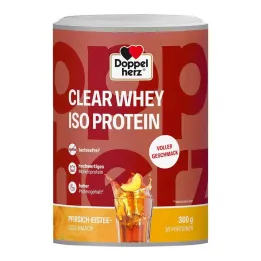 Doppelherz Clear Whey Iso Protein Broskyňový ľadový čaj, 300 g