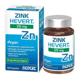 Zinok Hevert 25 mg kapsuly, 100 ks
