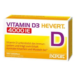 Vitamín D3 Hevert 4 000 IU tablety, 100 kusov