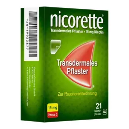 nicorette TX náplasť 15 mg, 21 ks