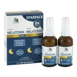 Melatonín 1 mg sprej na spanie, 2x50 ml