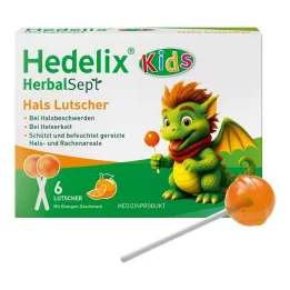 Hedelix Herbalsept Detské lízanky na krk, 6 ks
