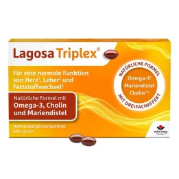 Lagosa Triplex mäkké kapsuly, 60 ks