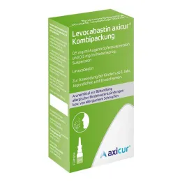 Levocabastin axicur kombinácia 0,5 mg / ml 4 ml AT + 5 ml Nas, 1 ks