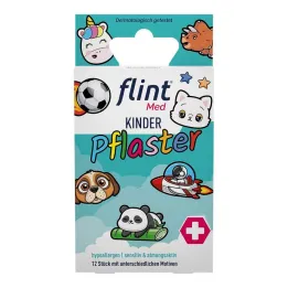 Flint Med detské náplasti 13x22mm hypoalergénne zn., 12ks
