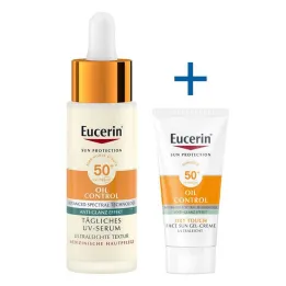 Eucerin Kontrolný olej na opaľovanie UV-Sérum LSF 50 + , 30 ml