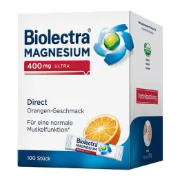 Biolectra Magnesium 400 mg ultra Direct Orange, 100 ks