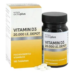 Activplus Vitamín D3 20 000 IU depotné tablety (180 kusov)
