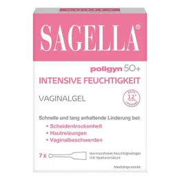 Sagella poligyn 50 + gél na intenzívnu vlhkosť, 7 ks