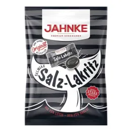 Jahnke Salmiak sladkosti zo sladkého drievka, 125 g