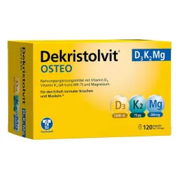 Dekristolvit Osteo D3K2 Mg kapsuly, 120 ks