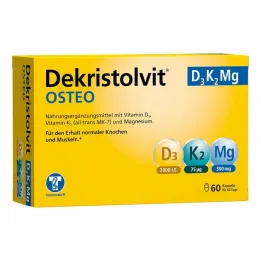 Dekristolvit Osteo D3K2 Mg kapsuly, 60 ks
