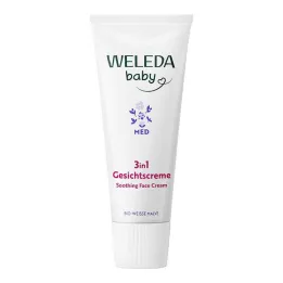 Weleda baby 3v1 krém na tvár biely slez, 50 ml