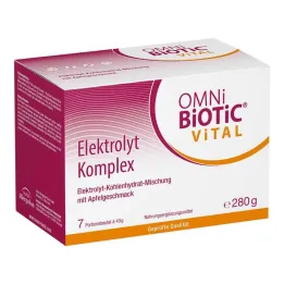 Kompletné vrecko na jablkový prášok Omni Biotic Vital Electrolyte, 7x40 g