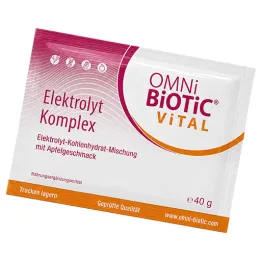 Kompletné vrecko na jablkový prášok Omni Biotic Vital Electrolyte, 40 g